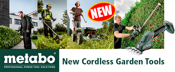 new Metabo Cordless Garden Products